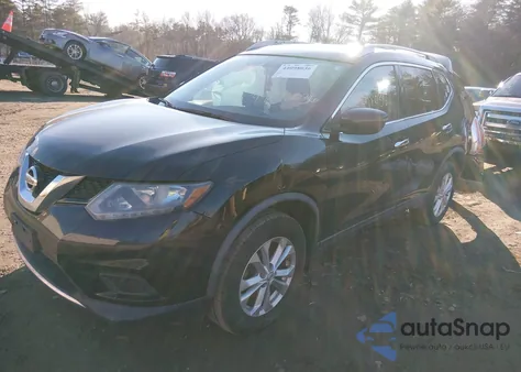 2016 Nissan Rogue Sv z USA, uszkodzony, nr VIN KNMAT2MV5GP663191